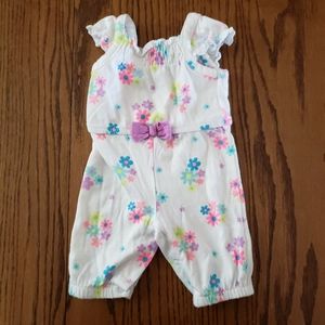 Healthtex Floral Romper Size Newborn EUC